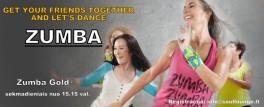 Zumba Gold - smagus šokių vakarėlis visiems jauniems