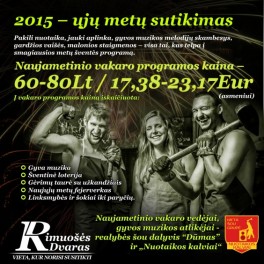 Naujieji metai Rimuošės Dvare su Dūmu ir Nuotaikos kalviais