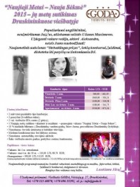Sutikite Naujuosius 2015 viešbutyje GODA